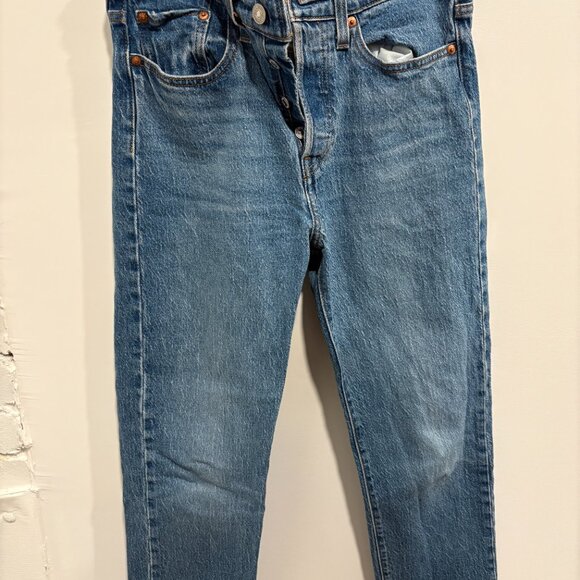 Levi's Wedgie Straight Jeans Size 27 - Picture 2 of 4